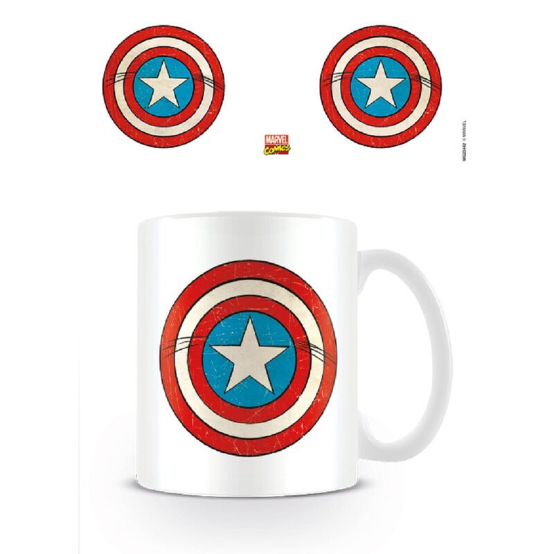 Taza Capitán América Escudo