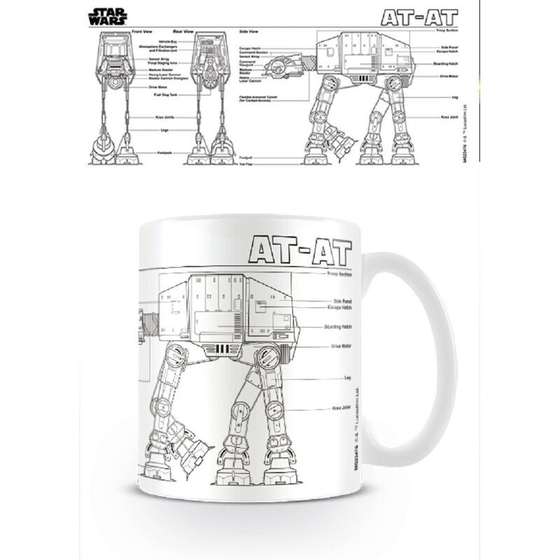 Taza Star Wars Plano AT-AT