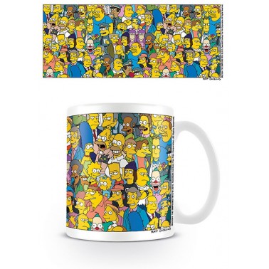 Taza de desayuno Los Simpson Personajes