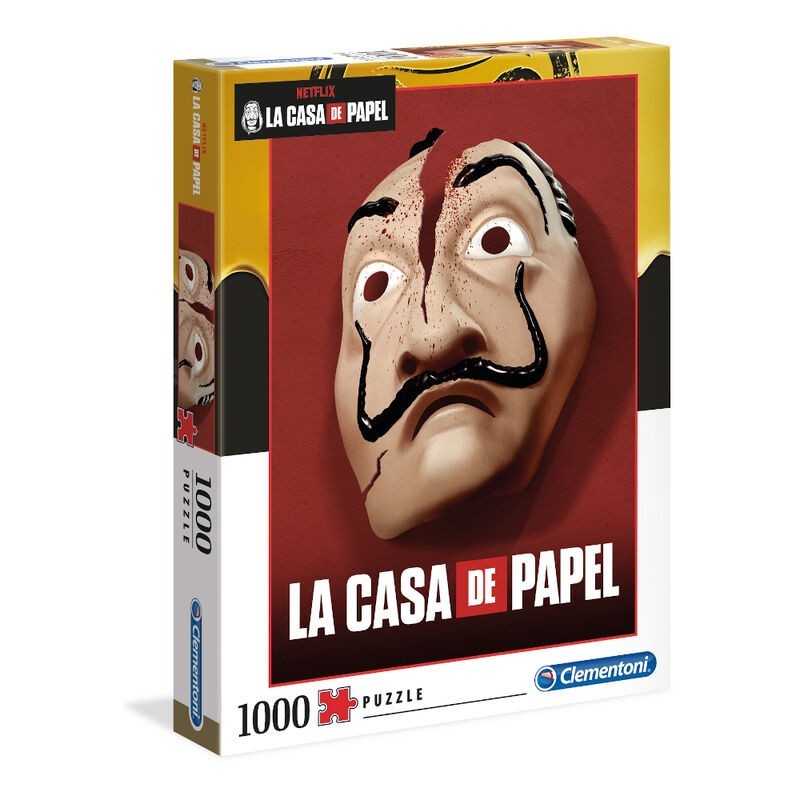 Puzzle 1000 Piezas La Casa de papel (Máscara Dalí)