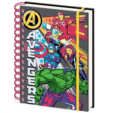 Cuaderno espiral Avengers explosión