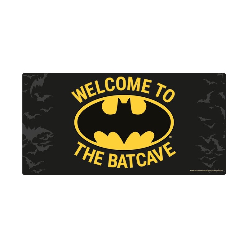 Placa Metálica Batman Welcome to the Batcave