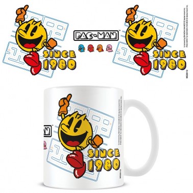 Taza de desayuno Pac Man Since 1980