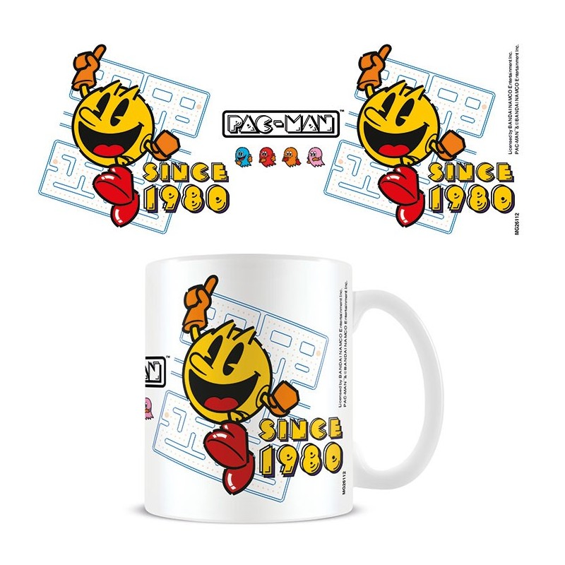 Taza de desayuno Pac Man Since 1980