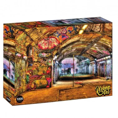 Puzzle Urban Art Banksy Tunnel  1000 piezas