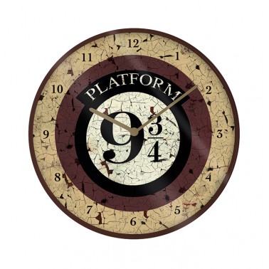 Reloj de Pared Harry Potter (Plataforma 9 34)