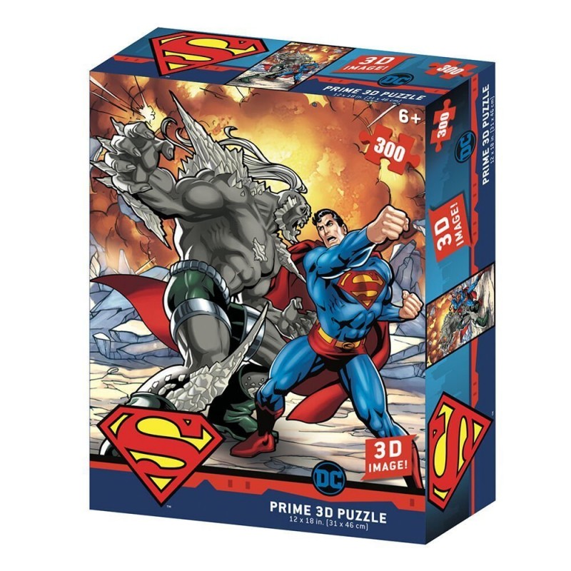 Puzzle lenticular DC Comics Superman vs, Doomsday