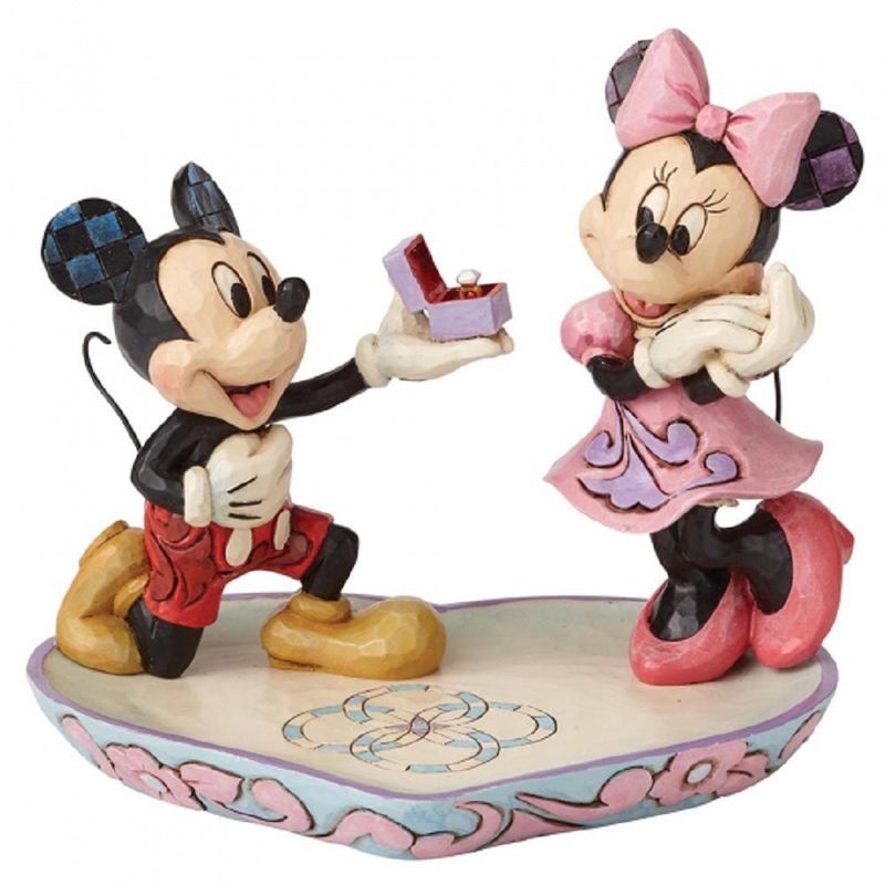 Figura decorativa Mickey y Minnie