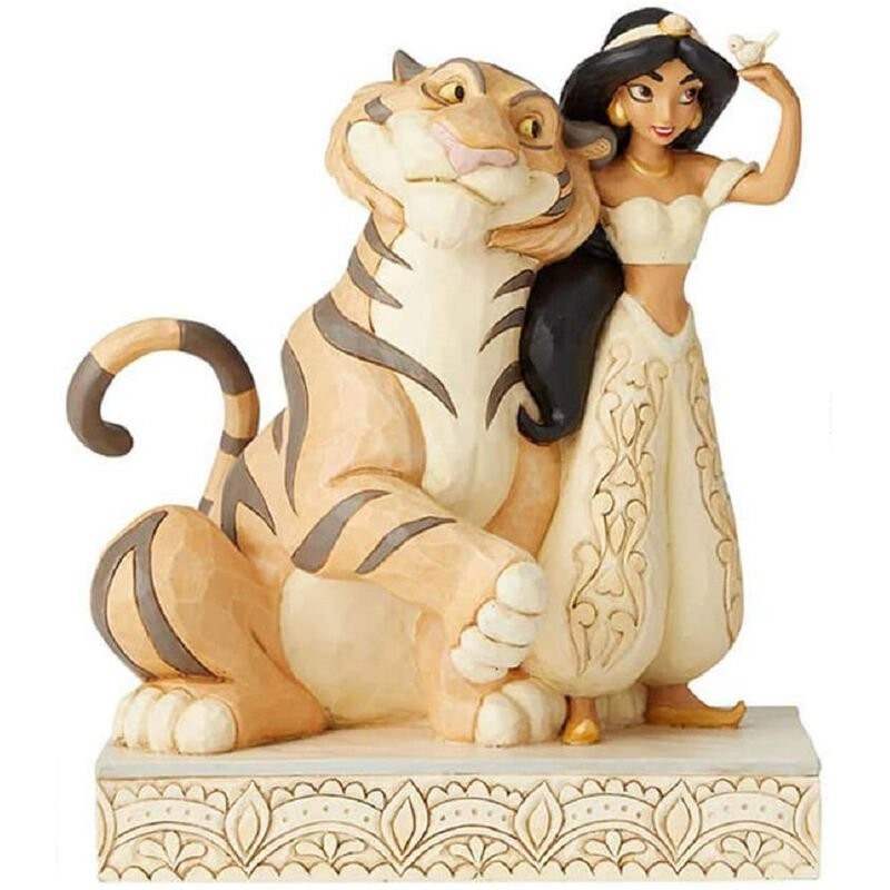 Figura decorativa Aladdin Jasmine y Rajah