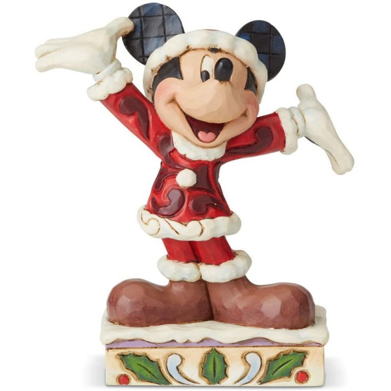 Figura decorativa Mickey en Navidad