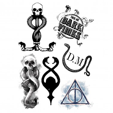 Tatuajes temporales Harry Potter Varios