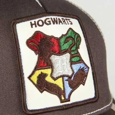 Gorra marrón Harry Potter Hogwarts