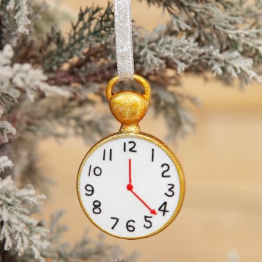 Adorno navideño Reloj de Bolsillo de Alicia en el País de las Maravillas