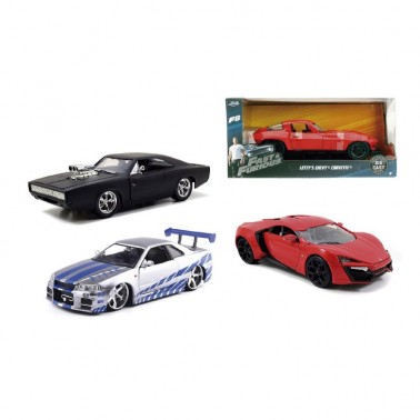 Display Figuras Fast & Furious Coches 1:24