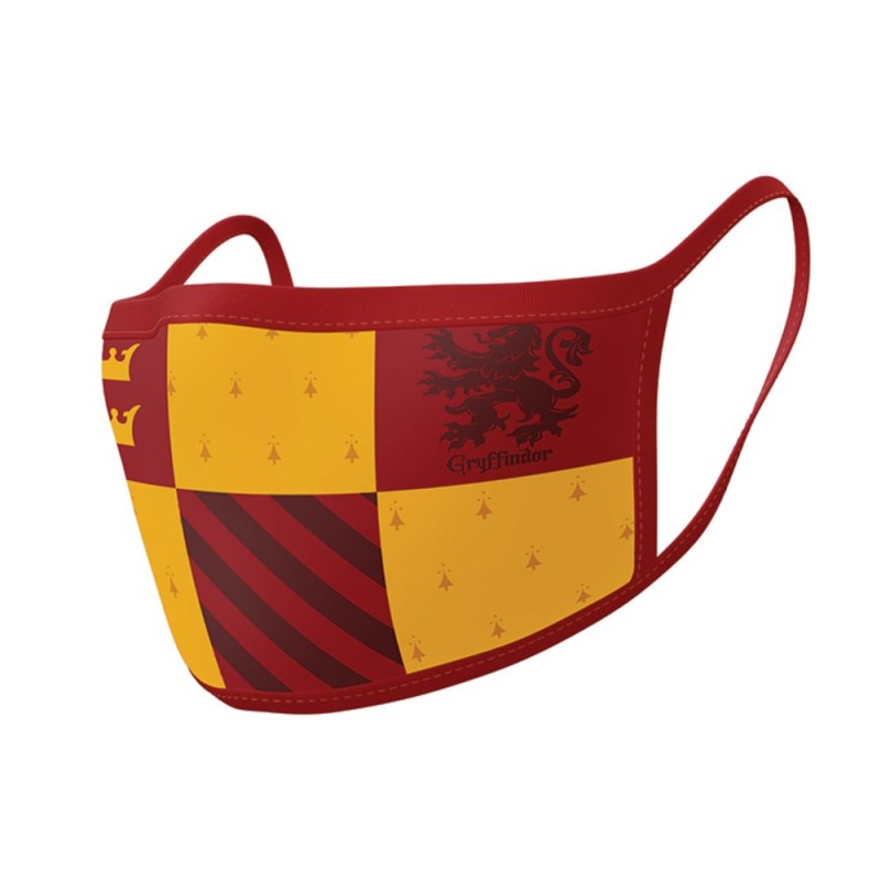 Pack de 2 cover mask textiles premium casa Gryffindor