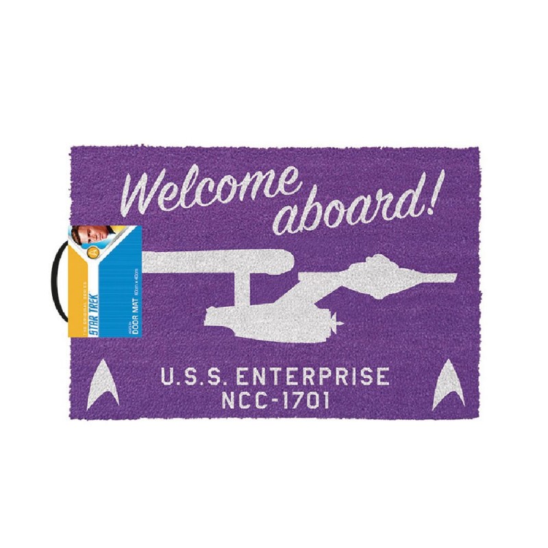 Felpudo Star Trek Welcome Aboard!