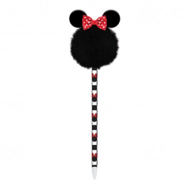 Bolígrafo con Pompon Mickey & Minnie (Orejas)
