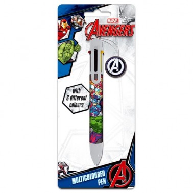 Bolígrafo multicolor Avengers personajes