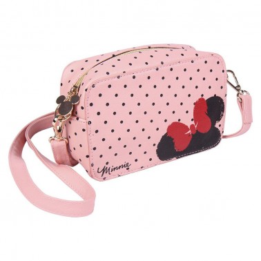 Bolso rosa con topos Minnie Mouse