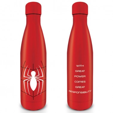 Botella metálica Spiderman Great Power