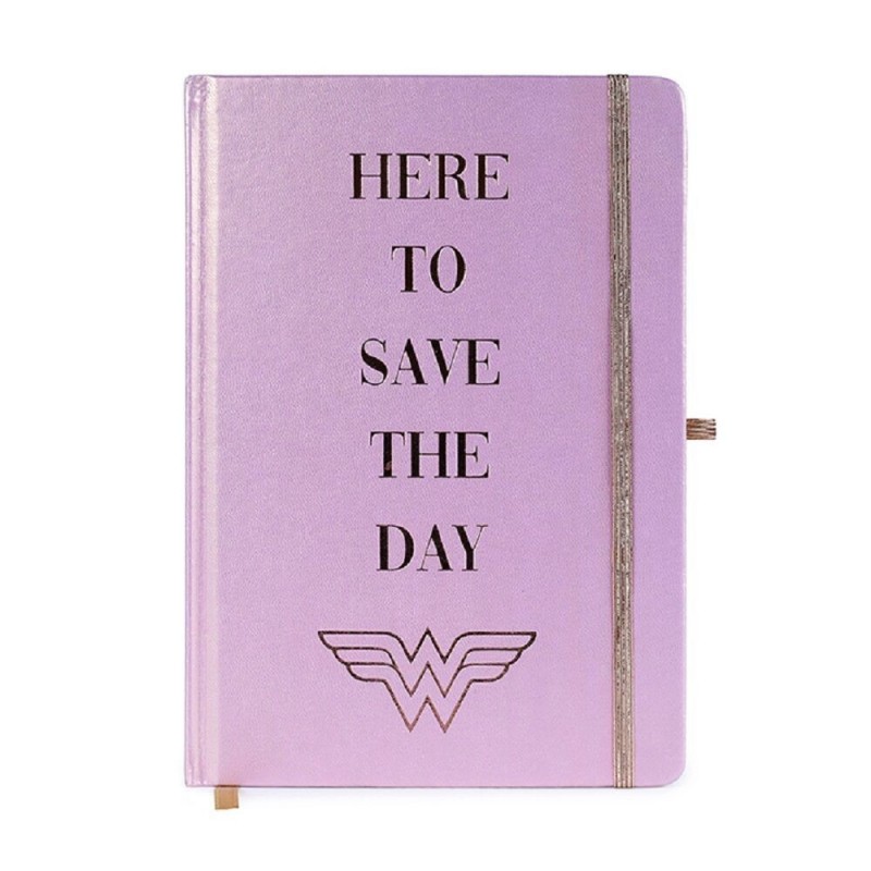Cuaderno A5 premium Wonder Woman Here to Save Day