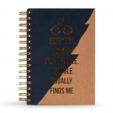 Cuaderno espiral Harry Potter Trouble Finds Me
