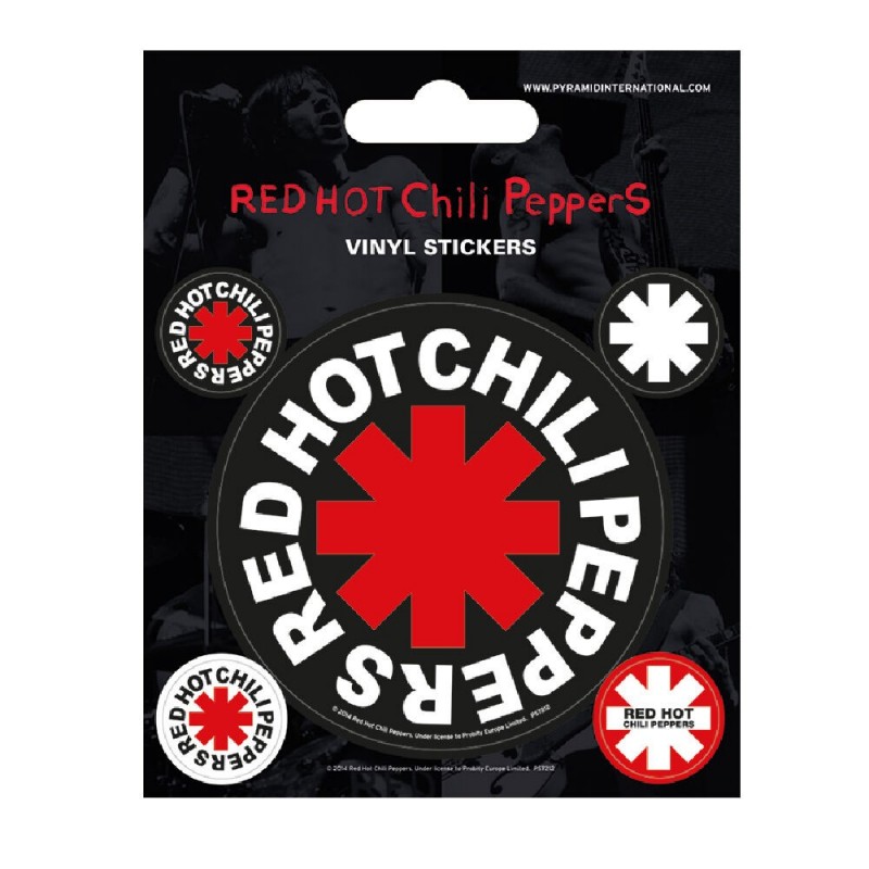 Juego de pegatinas Red Hot Chili Peppers