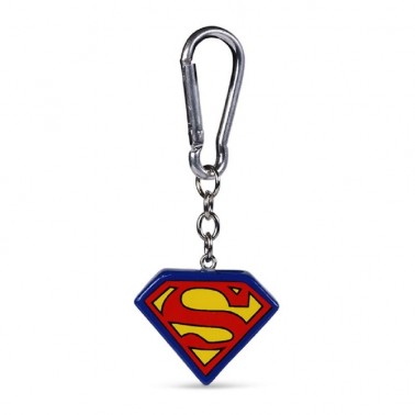 Llavero 3D Poliresina Logo Superman